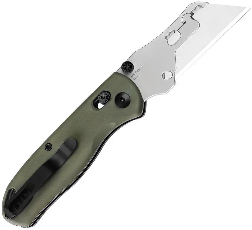 Kizer Cutlery Drop Bear Utility Clutch Lock EDC Knife With Replaceable Blades Includes 10 Extras For EDC Fans by Kizer Cutlery