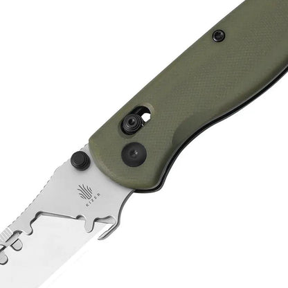 Kizer Cutlery Drop Bear Utility Clutch Lock EDC Knife With Replaceable Blades Includes 10 Extras For EDC Fans by Kizer Cutlery
