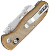 Kizer Drop Bear Utility Clutch Lock Knife 2.75in Blade Replaceable Blades Canvas Premium Micarta EDC Enthusiasts by Kizer Cutlery