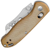Kizer Drop Bear Utility Clutch Lock Knife 2.75in Blade Replaceable Blades Canvas Premium Micarta EDC Enthusiasts by Kizer Cutlery