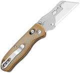 Kizer Drop Bear Utility Clutch Lock Knife 2.75in Blade Replaceable Blades Canvas Premium Micarta EDC Enthusiasts by Kizer Cutlery