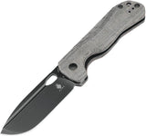 Kizer Bugai Linerlock Knife CPM-3V Black Micarta Handle for EDC Enthusiasts 3.13in Blade by Kizer Cutlery