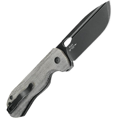 Kizer Bugai Linerlock Knife CPM-3V Black Micarta Handle for EDC Enthusiasts 3.13in Blade by Kizer Cutlery