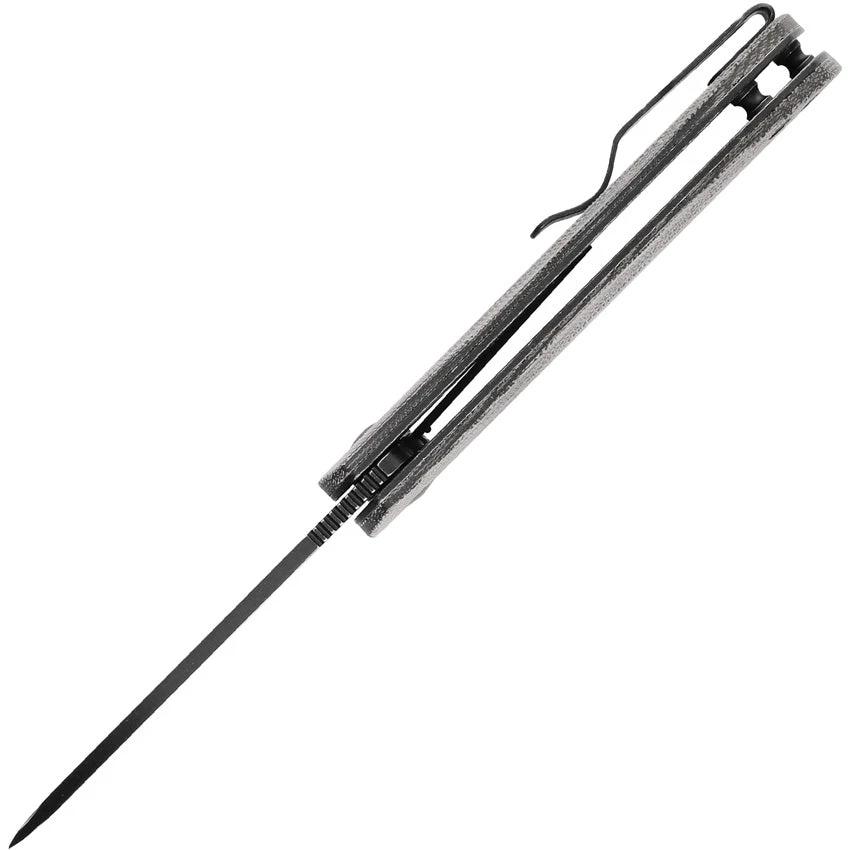 Kizer Bugai Linerlock Knife CPM-3V Black Micarta Handle for EDC Enthusiasts 3.13in Blade by Kizer Cutlery