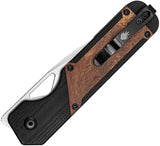 Kizer Cutlery Militaw Framelock Mikuruti EDC Knife with Satin 154CM Blade and G10 Handle by Kizer Cutlery