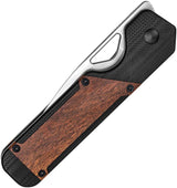 Kizer Cutlery Militaw Framelock Mikuruti EDC Knife with Satin 154CM Blade and G10 Handle by Kizer Cutlery