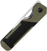Kizer Cutlery Mini Militaw Framelock EDC Knife With Nitro V Blade And Green G10 For Everyday Carry by Kizer Cutlery