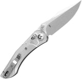 Kizer Cutlery Mini Mystic Clutch Knife Lock Gray EDC With Nitro V 3.25 Inch Satin Blade by Kizer Cutlery