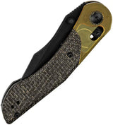 Kizer Cutlery Mini Mystic Clutch Lock Knife With Micarta Handle And Nitro V Blade For EDC by Kizer Cutlery