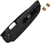 Kizer Cutlery Varatas Linerlock Knife With Nitro V Blade Black G10 Handle For EDC by Kizer Cutlery