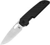 Kizer Cutlery Varatas Linerlock Nitro V Blade Knife With Carbon Fiber And G10 Handle For EDC Enthusiasts by Kizer Cutlery