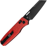 Kizer Cutlery Task Clutch Lock Folding Knife Nitro V Blade Red G10 Handle For EDC Enthusiasts by Kizer Cutlery