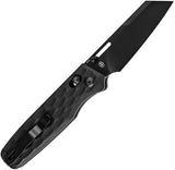 Kizer Cutlery Task Clutch Lock Knife Black G10 Handle 154CM Blade 3In EDC Ready for Knife Enthusiasts by Kizer Cutlery