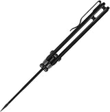 Kizer Cutlery Task Clutch Lock Knife Black G10 Handle 154CM Blade 3In EDC Ready for Knife Enthusiasts by Kizer Cutlery