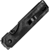 Kizer KUH Button Lock Knife With Micarta Handle 154CM Blade For EDC Enthusiasts by Kizer Cutlery