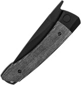 Kizer Cutlery Mini Momo Linerlock Black Micarta EDC Knife 154CM Blade Extended Tang Lanyard Hole Clip For EDC Fans by Kizer Cutlery