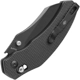 Kizer Cutlery Bulldog Clutch Lock Knife Aluminum Handle Nitro V Steel Sheepsfoot 3in Blade Pocket Clip EDC Enthusiasts by Kizer Cutlery