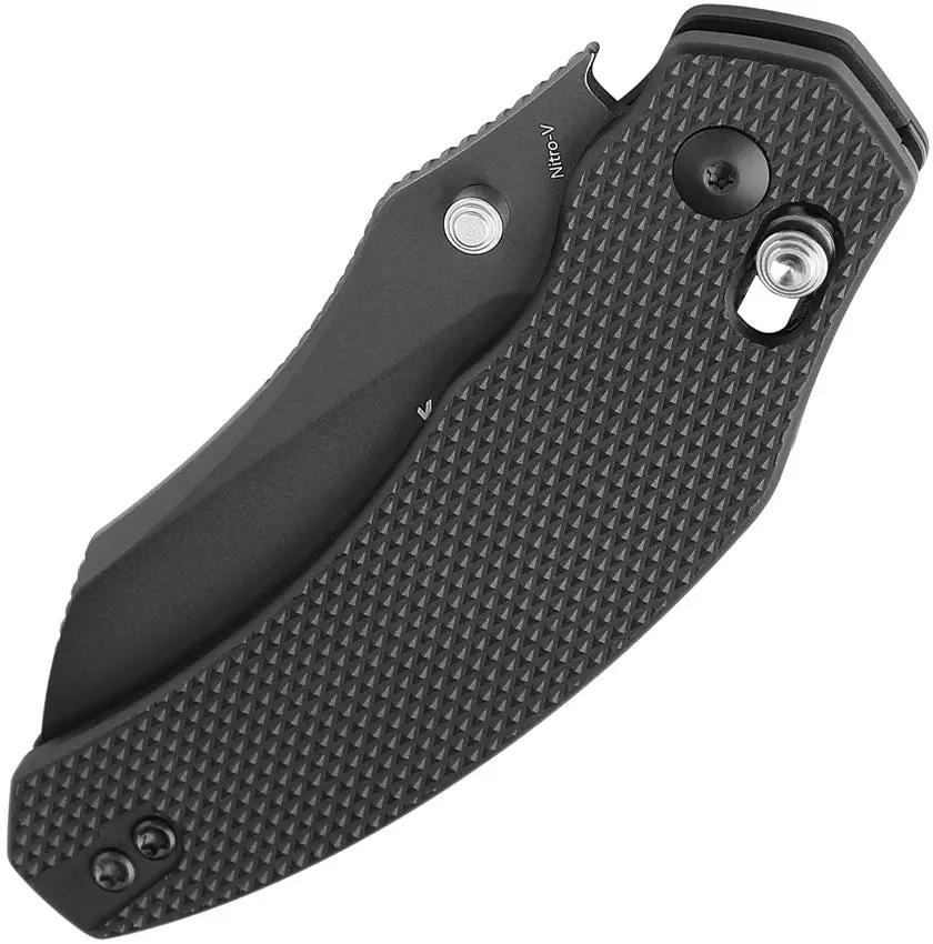 Kizer Cutlery Bulldog Clutch Lock Knife Aluminum Handle Nitro V Steel Sheepsfoot 3in Blade Pocket Clip EDC Enthusiasts by Kizer Cutlery