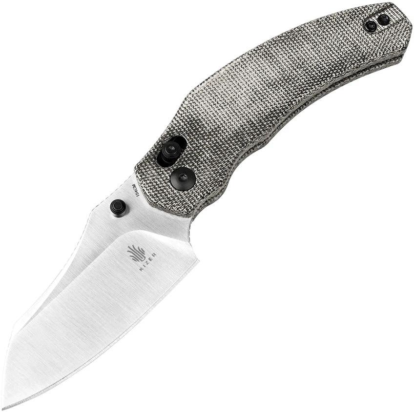 Kizer Cutlery Bulldog Clutch Lock Micarta V3672C2 by Kizer Cutlery