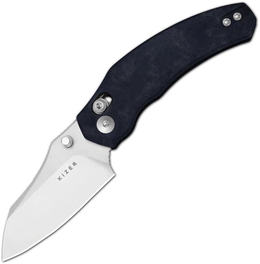 Kizer Cutlery Mini Bulldog Clutch Lock Blue V3672SA3 by Kizer Cutlery