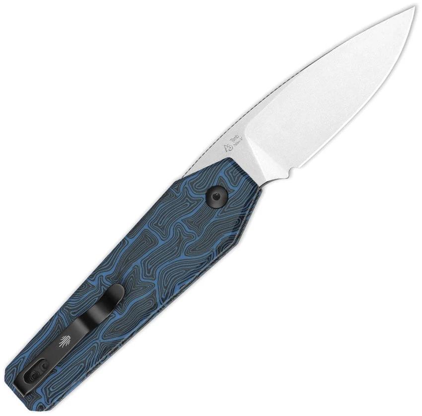 Kizer Tomb Button Lock Knife With Premium Nitro V Satin Blade GMascus G10 Handle For EDC Enthusiasts by Kizer Cutlery