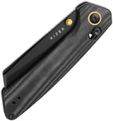 Kizer Cutlery Madrac Clutch Knife Black PVD Nitro V Steel Micarta Handle For EDC Enthusiasts by Kizer Cutlery