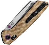 Kizer Cutlery Madrac Clutch Lock Knife Nitro V Cleaver Blade Natural Micarta Premium EDC Pocket Clip Enthusiasts by Kizer Cutlery