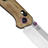 Kizer Cutlery Madrac Clutch Lock Knife Nitro V Cleaver Blade Natural Micarta Premium EDC Pocket Clip Enthusiasts by Kizer Cutlery