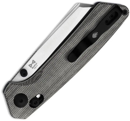 Kizer Cutlery Madrac Clutch Lock Knife Black Micarta Nitro V Sheepsfoot 3.13in EDC Pro by Kizer Cutlery