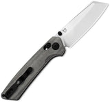 Kizer Cutlery Madrac Clutch Lock Knife Black Micarta Nitro V Sheepsfoot 3.13in EDC Pro by Kizer Cutlery