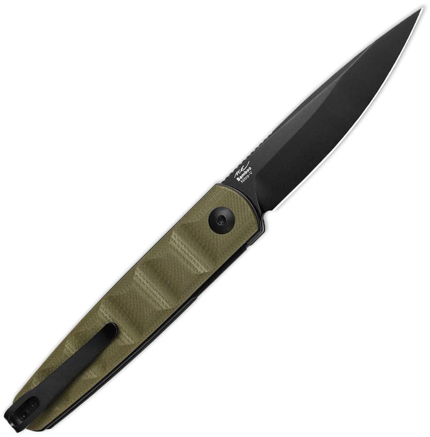 Kizer Bamboo Linerlock Knife Nitro V Steel 3 Inch Blade Green G10 EDC Enthusiasts by Kizer Cutlery