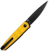 Kizer Cutlery Bamboo Linerlock Knife Nitro V Blade Yellow G10 Handle Extended Tang For EDC by Kizer Cutlery