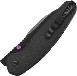 Kizer Cutlery Meteora Knife Linerlock Nitro V Drop Point Blade Black Aluminum Handle EDC Ready by Kizer Cutlery