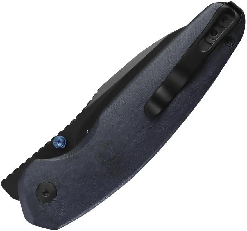 Kizer Cutlery Meteora Liner Lock Knife Nitro V Steel Blade Black PVD Richlite Handle EDC Enthusiasts by Kizer Cutlery