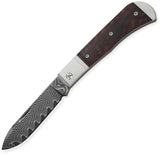 Kizer Cutlery Trestle D Slip Joint Knife With Leopardwood Handle And Damascus Blade For EDC by Kizer Cutlery