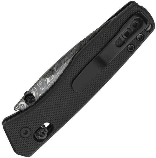 Kizer Cutlery Aegis Clutch Damascus Folding Knife 4 Inch Closed Premium Compact EDC Tool For Enthusiasts by Kizer Cutlery