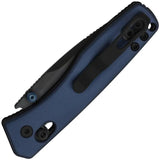 Kizer Cutlery Aegis Clutch Lock Blue Aluminum EDC Knife for Everyday Carry Enthusiasts Compact 4 Inch Closed by Kizer Cutlery