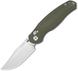 Kizer Cutlery Phoca CC Clutch Lock Knife Green Micarta Handle EDC Enthusiasts Satin AEBL 3in Blade by Kizer Cutlery