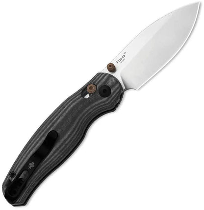 Kizer Cutlery Phoca CD Clutch Lock Knife 14C28N Sandvik Blade Micarta Handle For EDC Enthusiasts by Kizer Cutlery