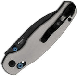 Kizer Phoca CD Clutch Lock Aluminum Premium EDC Knife With 14C28N Sandvik Blade Gray Handle by Kizer Cutlery