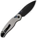 Kizer Phoca CD Clutch Lock Aluminum Premium EDC Knife With 14C28N Sandvik Blade Gray Handle by Kizer Cutlery