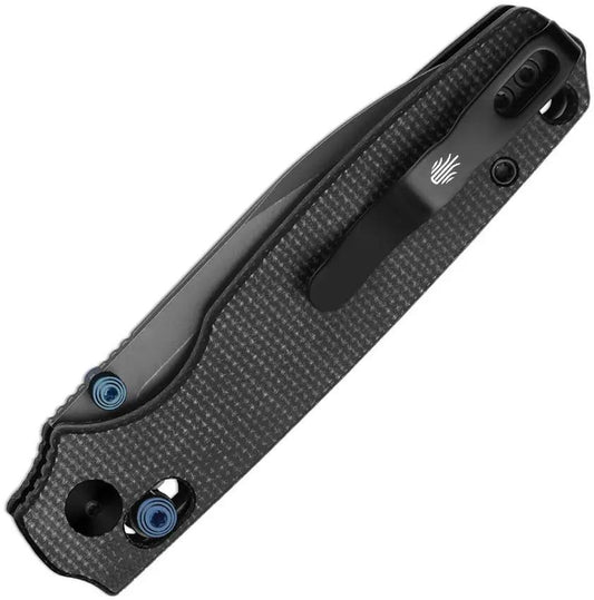 Kizer Pokiman Clutch Lock Knife Black Micarta AEBL EDC by Kizer Cutlery
