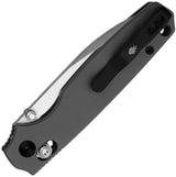 Kizer Pokiman Clutch Lock Knife Black Aluminum Handle 3.25in Premium Satin AEB-L Blade For EDC Enthusiasts by Kizer Cutlery
