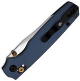 Kizer Pokiman Clutch Lock Knife Blue Aluminum Handle 4.25 Closed EDC Everyday Carry by Kizer Cutlery