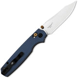 Kizer Pokiman Clutch Lock Knife Blue Aluminum Handle 4.25 Closed EDC Everyday Carry by Kizer Cutlery