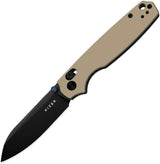Kizer Cutlery Pokiman Clutch Lock Tan V3789A6 by Kizer Cutlery