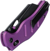 Kizer Cutlery Sheepdog C01C Linerlock Folding Knife 154CM Blade Purple Aluminum Handle For EDC Enthusiasts by Kizer Cutlery
