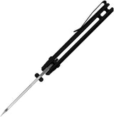 Kizer Sheepdog C01C Premium Linerlock Knife 3.5in Satin 154CM Blade Black Aluminum Handle EDC by Kizer Cutlery