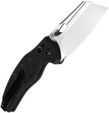 Kizer Sheepdog C01C Premium Linerlock Knife 3.5in Satin 154CM Blade Black Aluminum Handle EDC by Kizer Cutlery