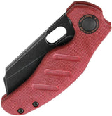 Kizer Sheepdog Linerlock Knife 3.5In 154CM Blade Premium Red Denim Micarta Handle EDC Ready For Everyday Carry by Kizer Cutlery